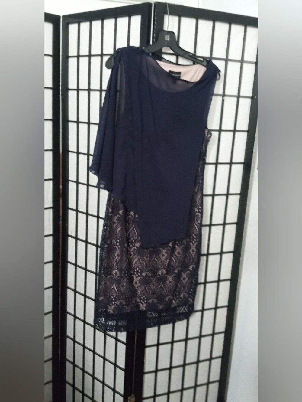 Connected Apparel Navy Formal Dress Size 12